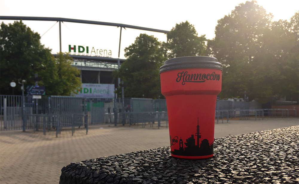 Hannover 96 Hannoccino Neuer Pfandbecher für Stadionbesucher